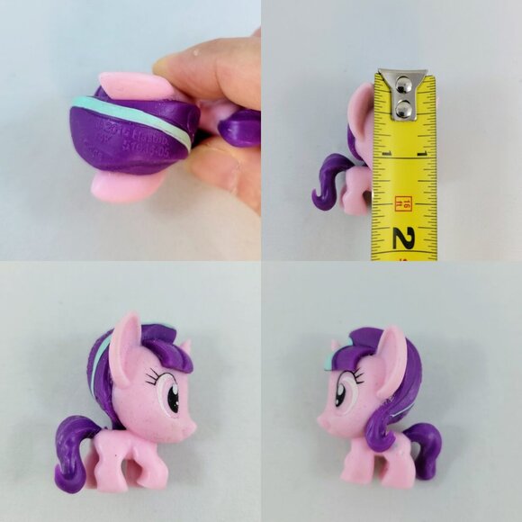 My Little Pony Lot Pinkie Pie Apple Jack Belle Button Coco Pommel Shoe Shine Sta - Picture 9 of 16